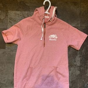 pink Roots hoodie dress